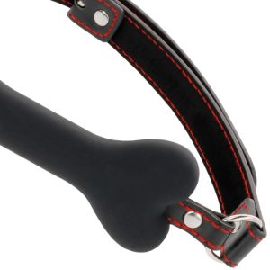 Bâillon Chien Os Silicone
