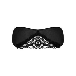 Masque Satin Noir Bondage Ruban