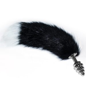 Butt Plug Noir et Blanc