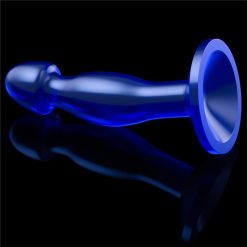 Butt Plug Transparent Bleu