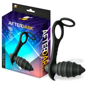 Butt Plug Vibrant Silicone Testicules