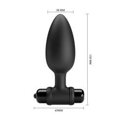 Plug Anal Noir avec Bullet