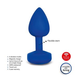 Plug Femme Vibrant Bleu