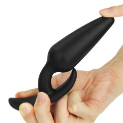 Plug Noir Femme Incurvé