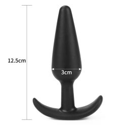 Plug Noir XXL Noir Incurvé