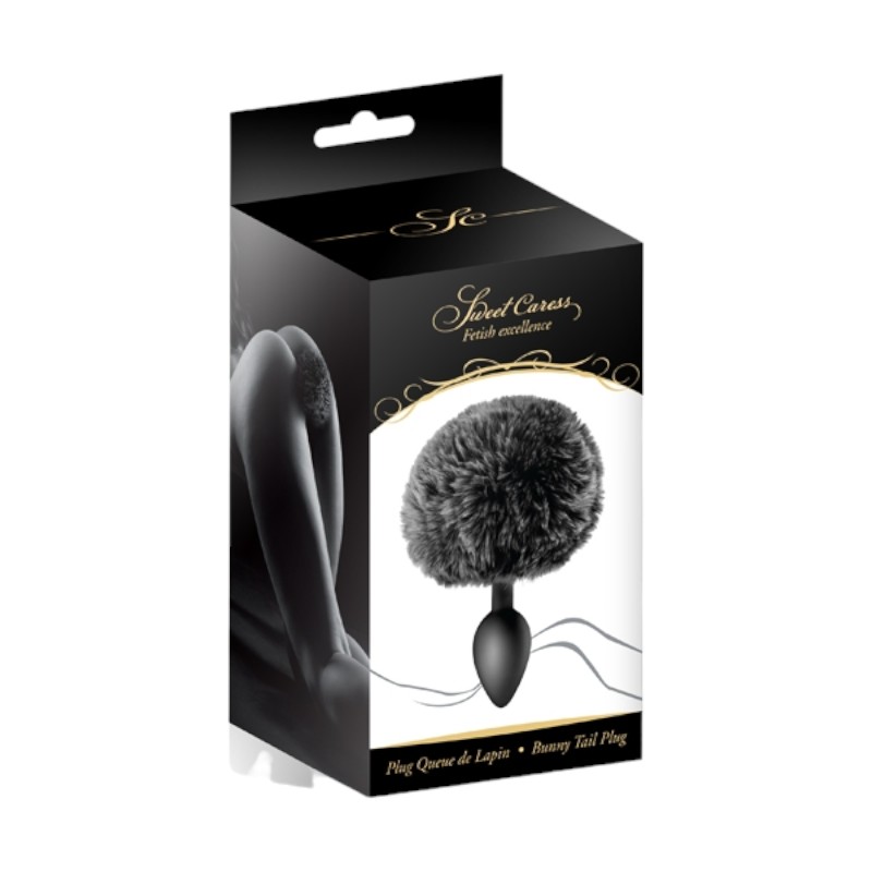Plug Queue de Lapin Noir