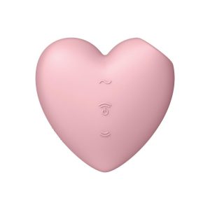 Vibrateur Vibromasseur stimulateur clitoridien coeur rose