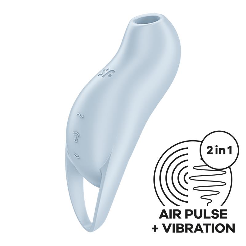Vibromasseur Clitoris de Poche Bleu Ciel