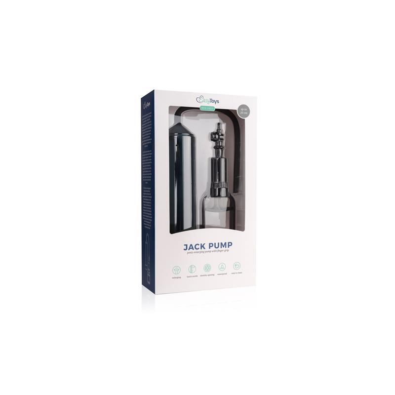 Pompe à Pénis Easytoys Grande Stimulation Noire